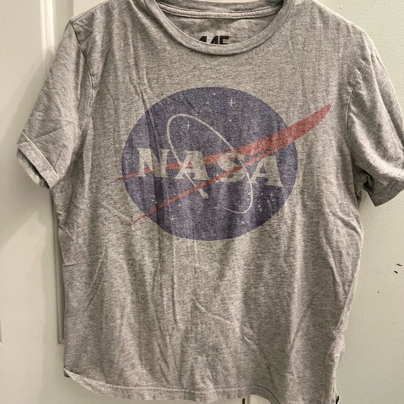 NASA distressed logo gray tee - Picture 2 of 5